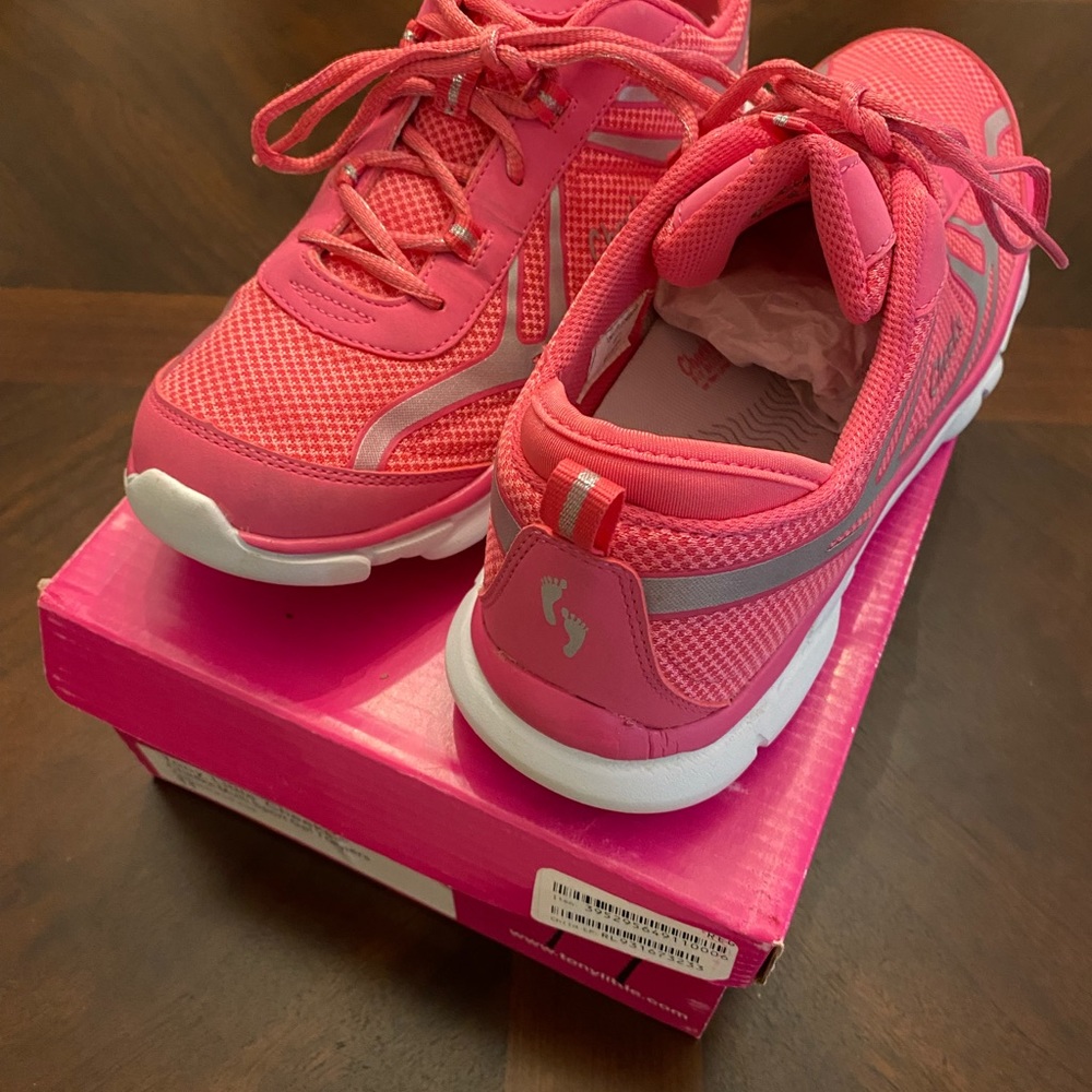 TonyLittle CHEEKS “pink” gel trainers size 11 NEW
